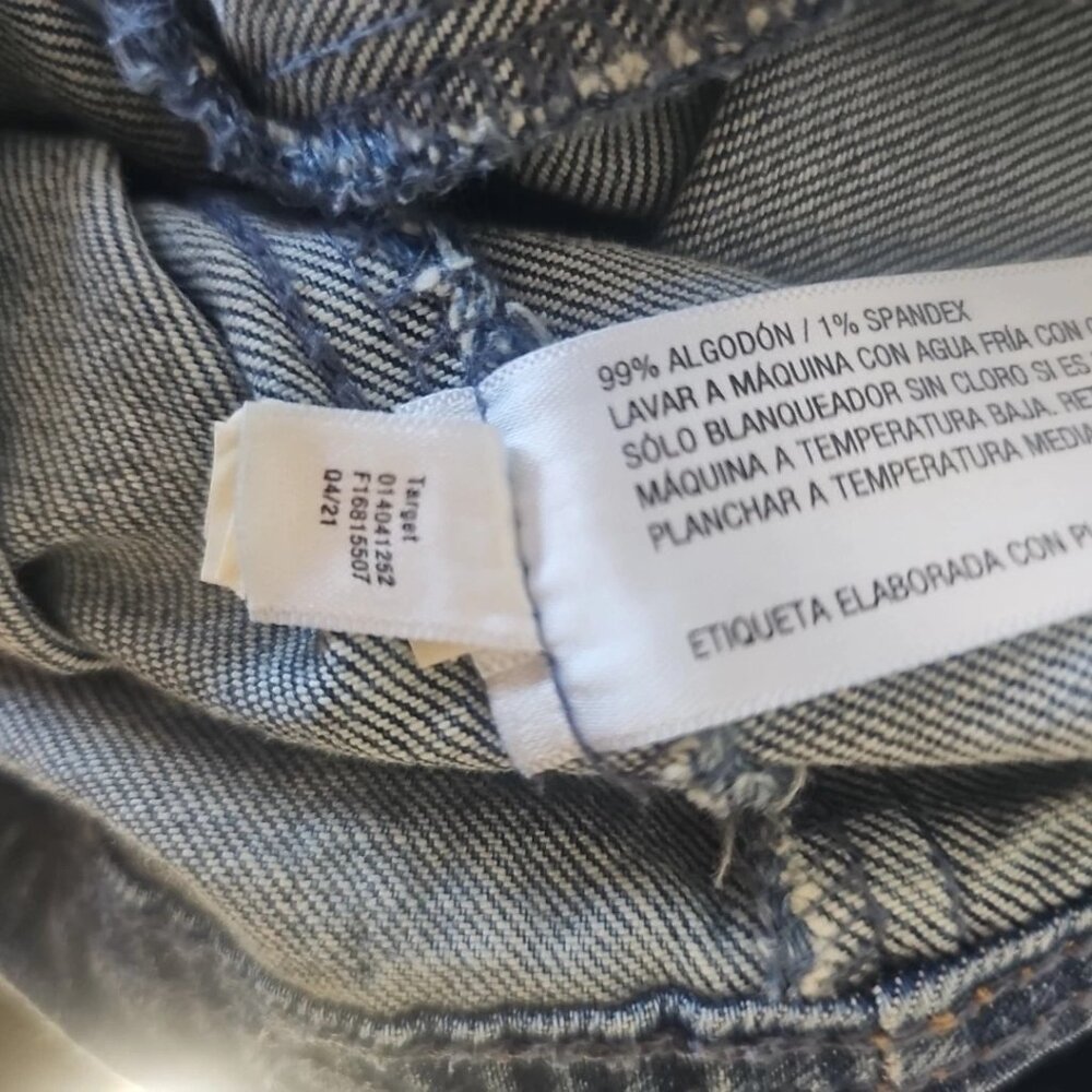 Universal Thread Denim Button Front Cotton Blend … - image 8